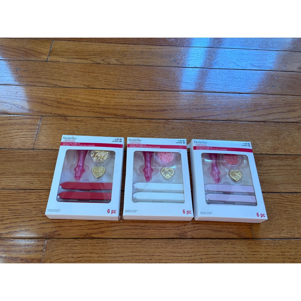 Recollections Valentine's Day Sealing Wax Stamp Set Cards Scrapbooking‎ Craft